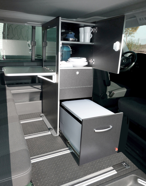 Skriňa Cali pre VW T5 / T6 / T6.1 California Beach a Multivan