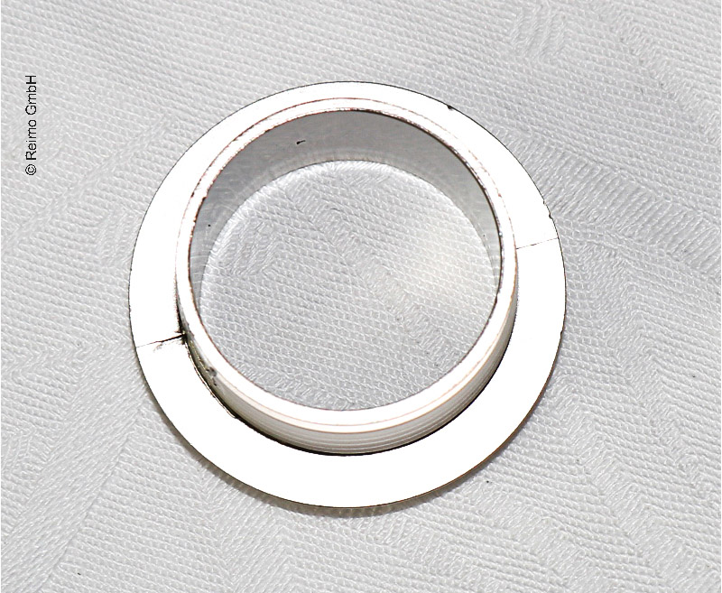 Zámok Push Lock - strieborná rozeta