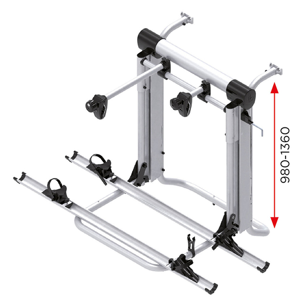 Nosič bicyklov BR-Systems E-Bike Lift Standard pre 2 alebo 3 bicykle</p>