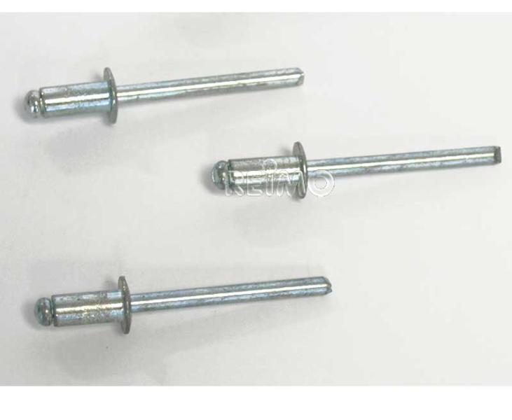 Oceľové slepé nity 5 × 10 mm
