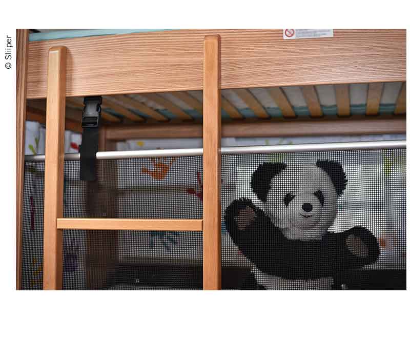 Zábrana proti vypadnutiu Sliiper 70 x 50 cm, vrátane upevňovacieho popruhu
