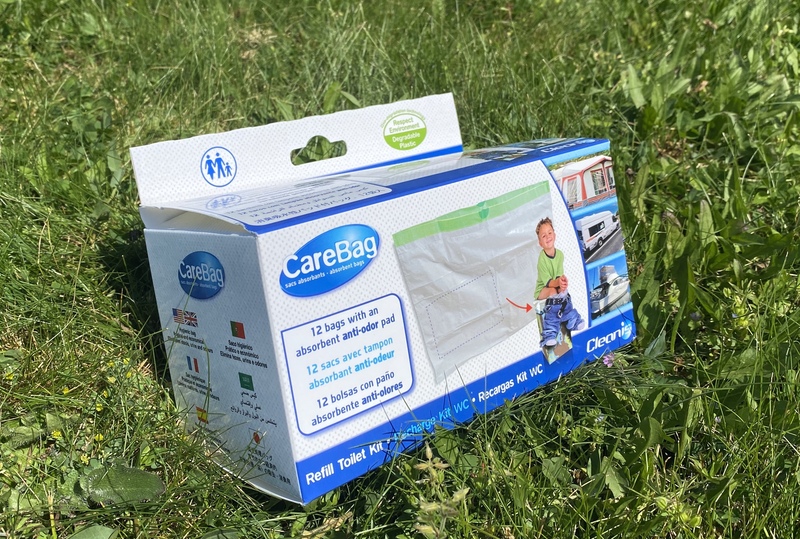 Náhradné vrecká Carebag pre skladacie WC Cleanis, 12 kusov s vložkou