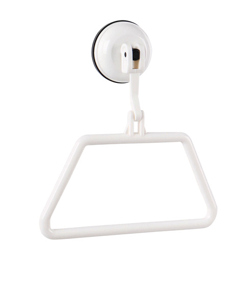 Držiak na uteráky s prísavkou, biely, do 2 kg