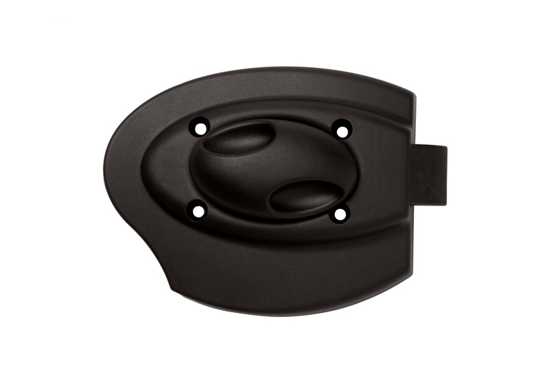 Vnútorná kľučka CARAVAN, pravá, čierna, bez vložky zámku