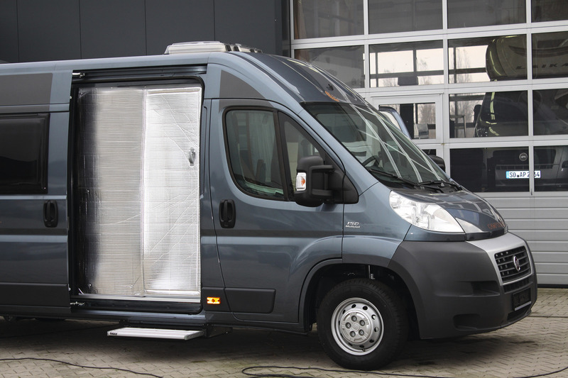 Tepelná clona na posuvné dvere, svetlosivá – Fiat Ducato X250/290, Peugeot Boxer / Jumper