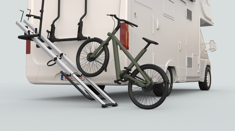 Nosič bicyklov BR-Systems BIKE GLIDE pre 2 bicykle, do 60 kg</p>