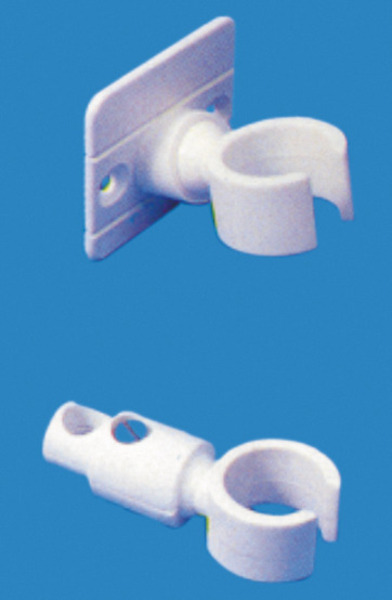 Nástenný držiak Duett, farba biela