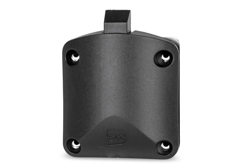 Zámok s západkou 55 x 59 mm pre dvere s hrúbkou 12 – 18 mm – matný chróm / čierna