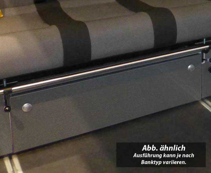 Predný panel sedacej lavice na spanie VW T6/5 V3000, veľkosť 8, Trio Style, dekor Basalt.