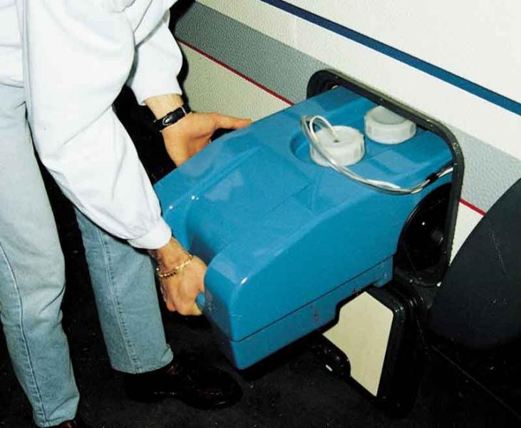 Valcová nádrž na čerstvú vodu modrá 23 l