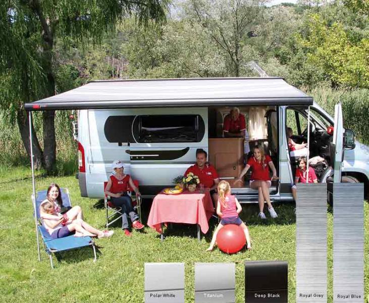 Strešná markíza Fiamma F65S 3,2 m, pre dodávky a obytné vozidlá