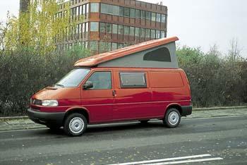 Montážny rám na strešnú posteľ Superflach pre VW T4 s dlhým rázvorom, s volantom na ľavej strane – s výrezom pre kabínu vodiča