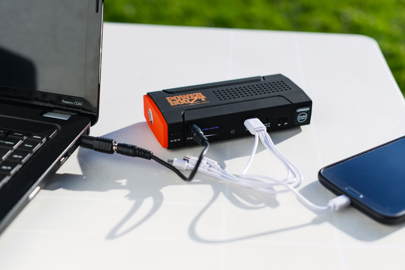 Multi-Powerbank: štartér, nabíjačka, powerbanka, štartovací prúd max. 600 A