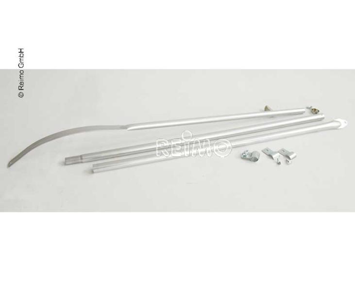 Upínacia tyč ohnutá 210-275 cm hliník Ă25 mm 3-dielna