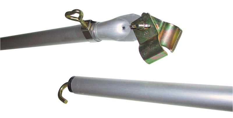 Hliníkový strešný hák 170-260 cm