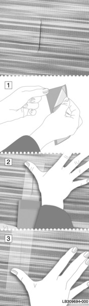 Súprava na opravu látky markízy Thule Omnistor