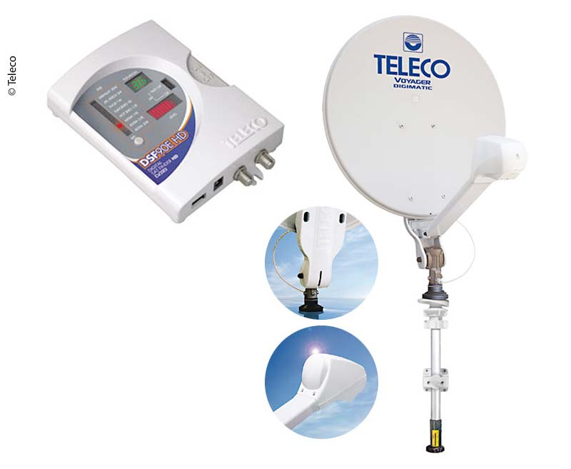 Satelitný systém Voyager Digimatic 65 s DSF90E/HD a stožiarom