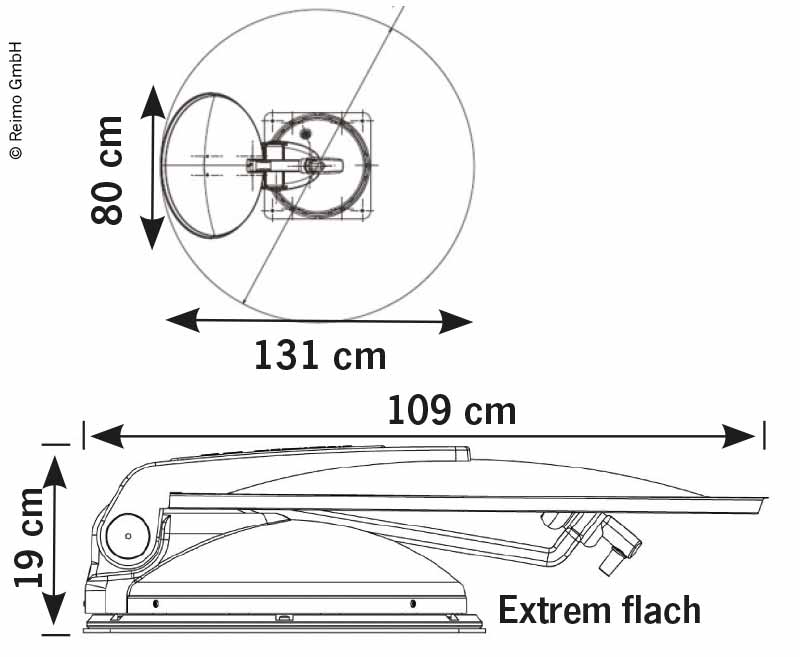 Carbest Travelsat - Automatický satelitný systém vrátane ovládacieho boxu (68 cm) ASTRA</p>