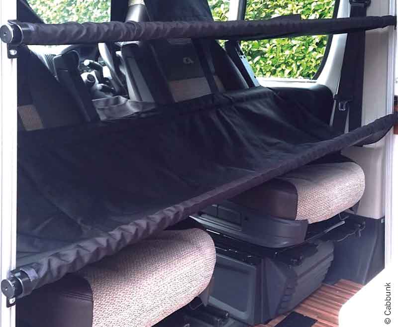 Patented Cab bed system for cab swivel seats,mounting set