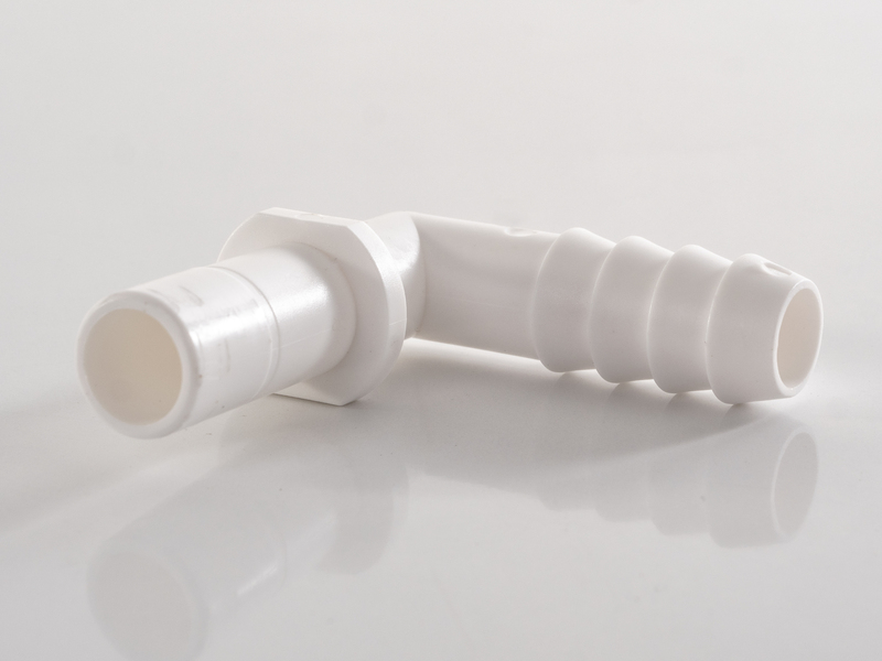 90° uhlový konektor na zasúvanie rúrok</p>