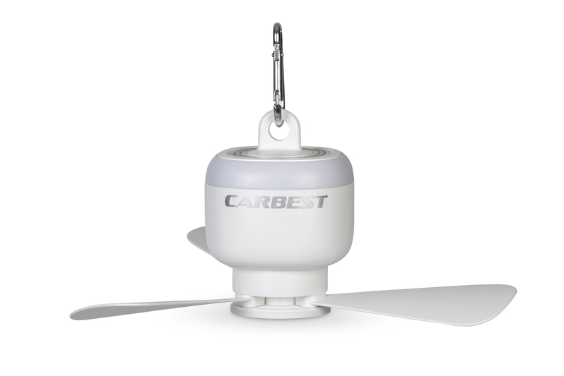 Stropný ventilátor CARBEST LENE s LED svietidlom a akumulátorom