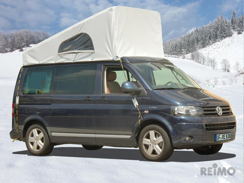 Ochrana proti poveternostným vplyvom pre strešnú postel VW T5/6 Superflach vpredu, č. 21096, modely do roku 2013