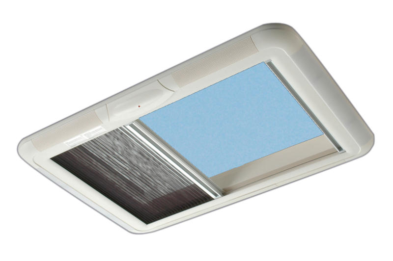 Heki 4 s elektrickým zdvihom, krémovo biela, hrúbka strechy 25–32 mm