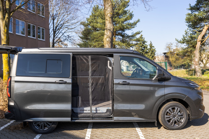 Sieť proti komárom s magnetickým upevnením Ford V710 Custom / Tourneo od roku 2023 – posuvné dvere