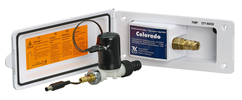 City water regulator COLORADO PLUS with removable solenoid valve   changeover sw