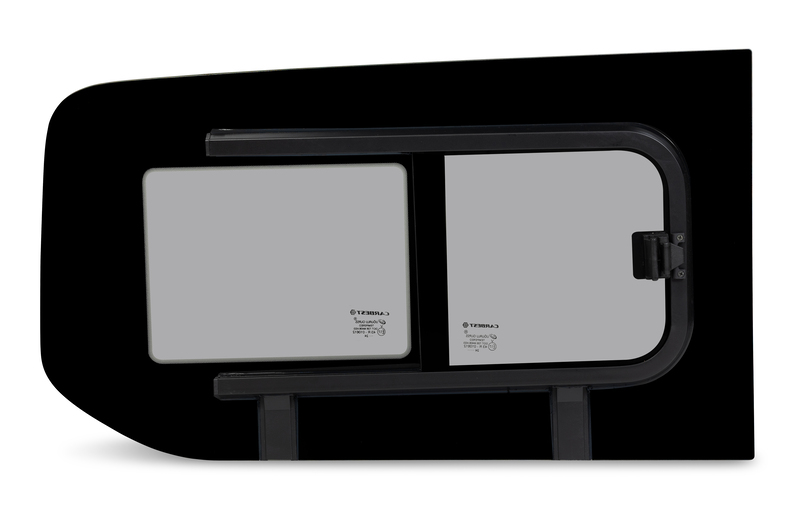 VW Caddy od roku 2021 – posuvné okno zo skutočného skla (vpredu vpravo, dlhý rázvor, 4853 mm)