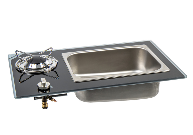 Kombinácia varnej dosky a drezu Vanstream - 1 horák s bezpečnostným sklom</p>