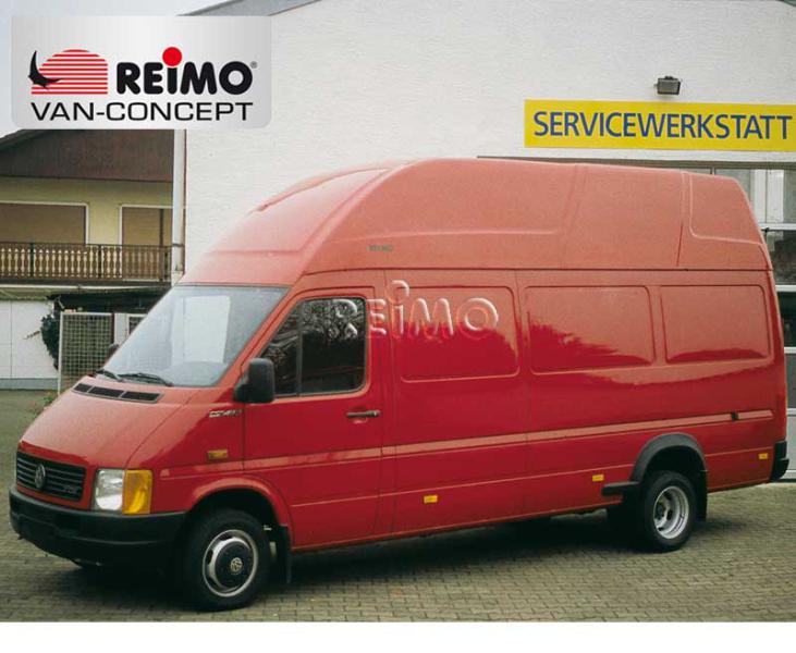 Mercedes Sprinter s vysokou strechou, VW LT Jumbo 2 od roku 1997, LR, biela