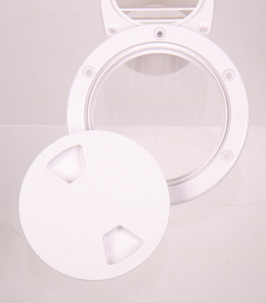 Karbestový kontrolný otvor so skrutkovacím uzáverom ?198 mm, biely</p>