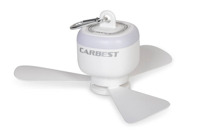 Stropný ventilátor CARBEST LENE s LED svietidlom a akumulátorom