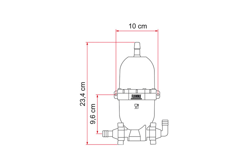 Vyrovnávacia nádoba tlaku Fiamma - A20</p>