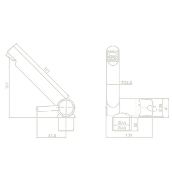 Jednopáková batéria TREND C - Krátka, rovná výtoková rúra</p>