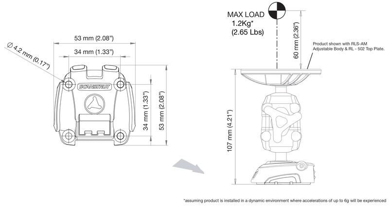 Skrutkovateľný podstavec ROKK pre držiace systémy</p>