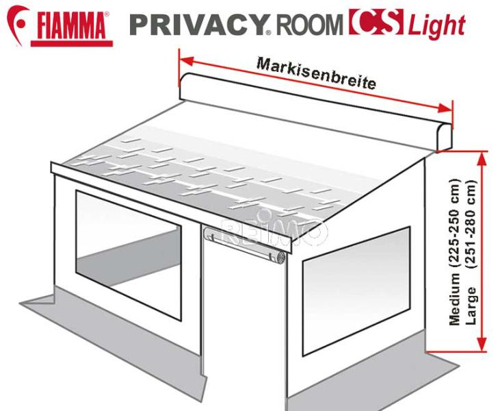 Privacy Room CS Light pre Caravanstore 360 cm