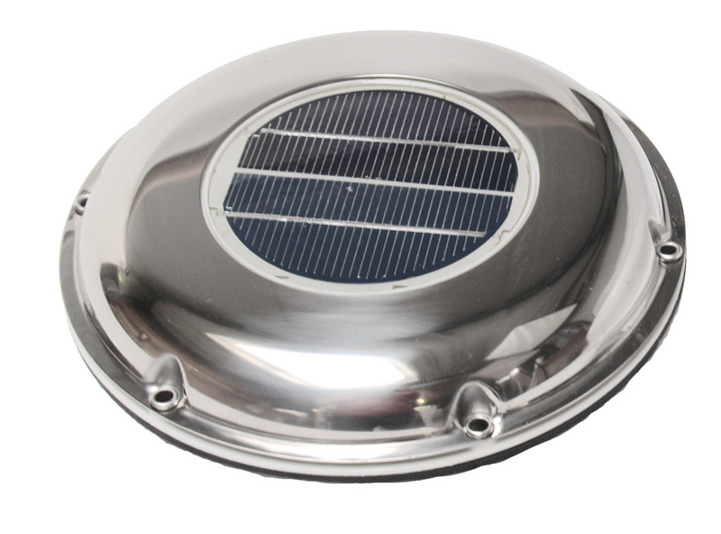 Solar Ventilator 215 mm, stainless steel