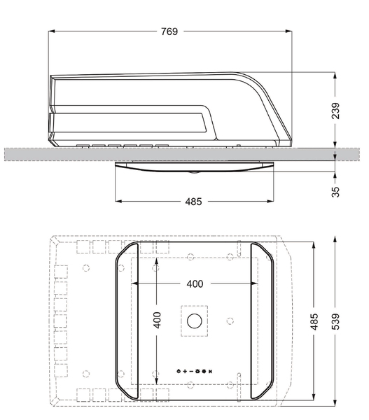 Strešná klimatizácia SR-MECair SR C17 - 1700 W