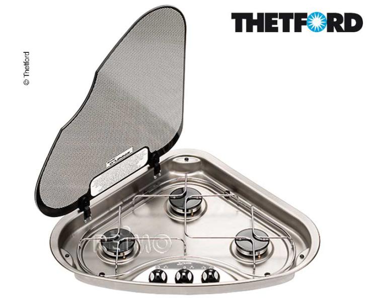 Varná doska Thetford Basic line, 3-hranná séria 330, dizajn vpravo, záves vľavo