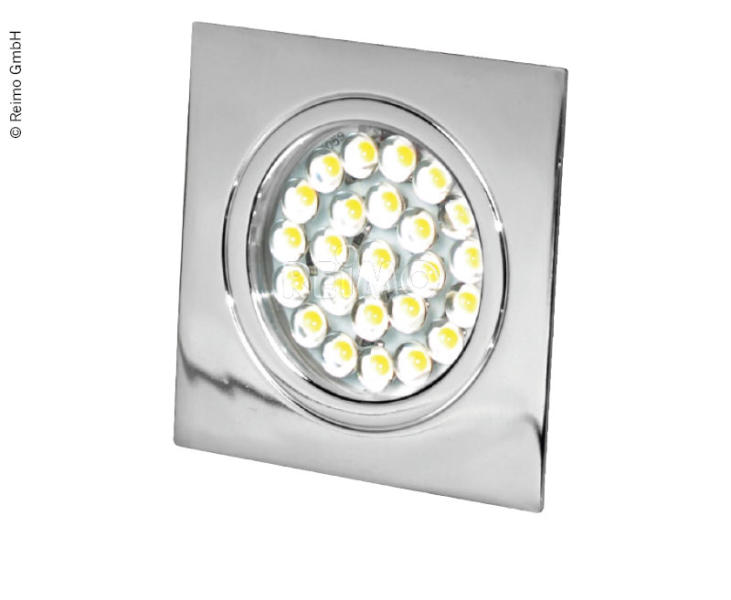 12 V LED vstavané reflektory - chróm</p>