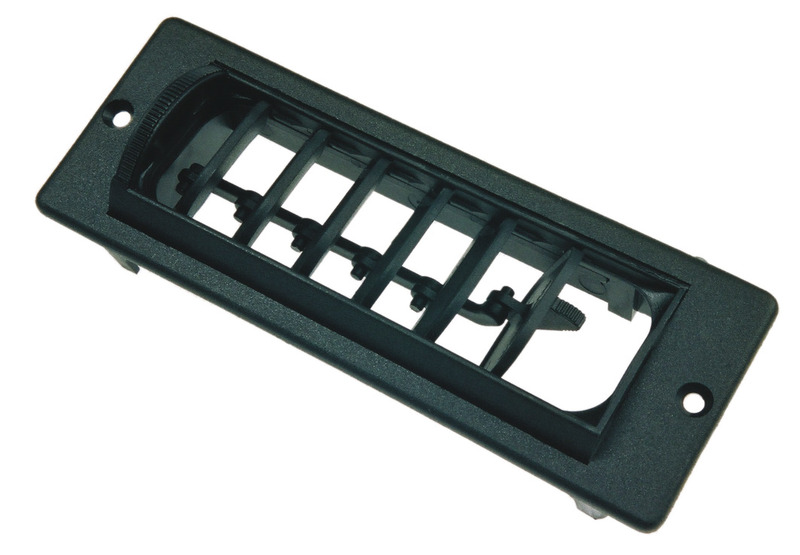 Obdĺžnikový ventilátor RL čierny