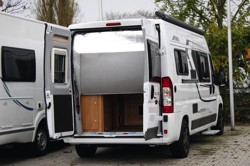 Tepelná clona pre Fiat Ducato a vozidlá rovnakej konštrukcie od roku 2007 – Vysoká izolácia zadných dverí z jedného kusu