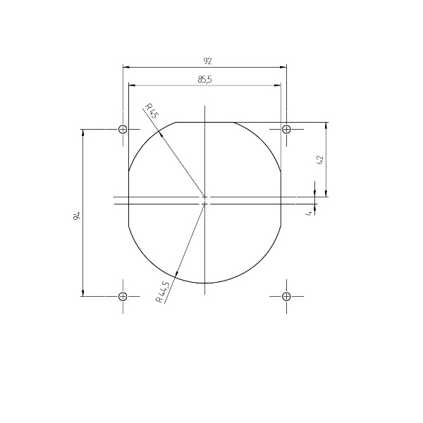 Zásuvka CEE s magnetickou poistkou - čierna</p>