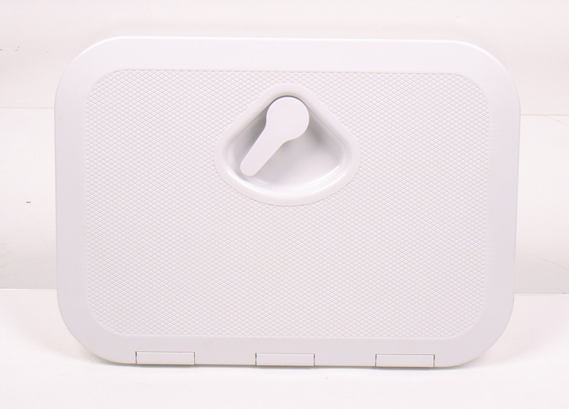 Karbestový inšpekčný poklop s uzamykacím mechanizmom biely, 1 uzamykacia skrutka 375x270mm</p>