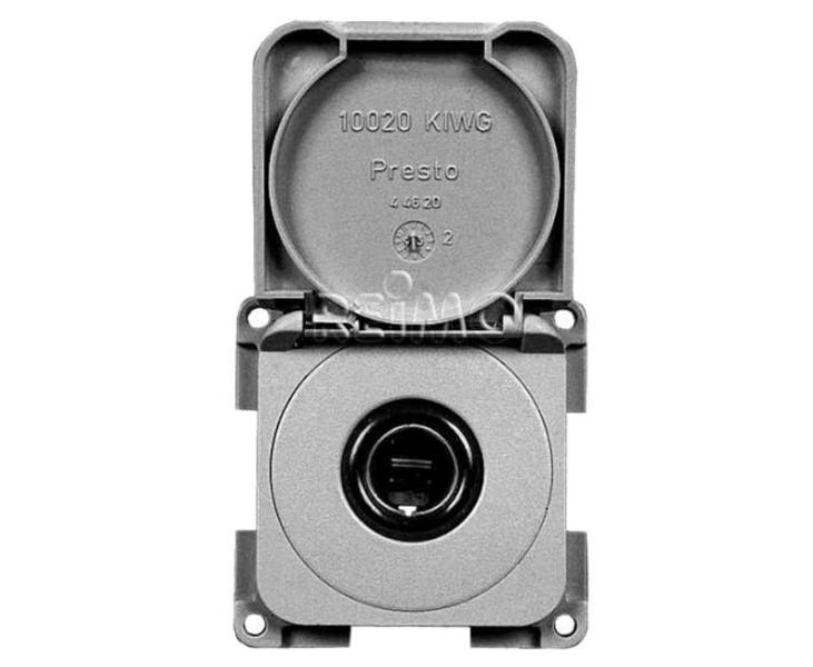 Zabudovaná zásuvka 12V s krytom Farba: sivá (voľná)