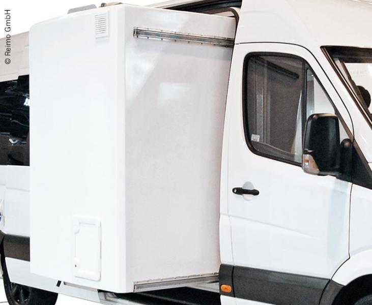 Prázdna kabína pre MB Sprinter Wall Slide Out, nelakovaná