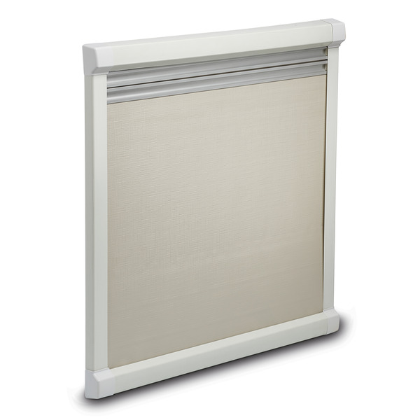 Kazetová roleta DB1R 580 × 630 mm, krémovo-biela