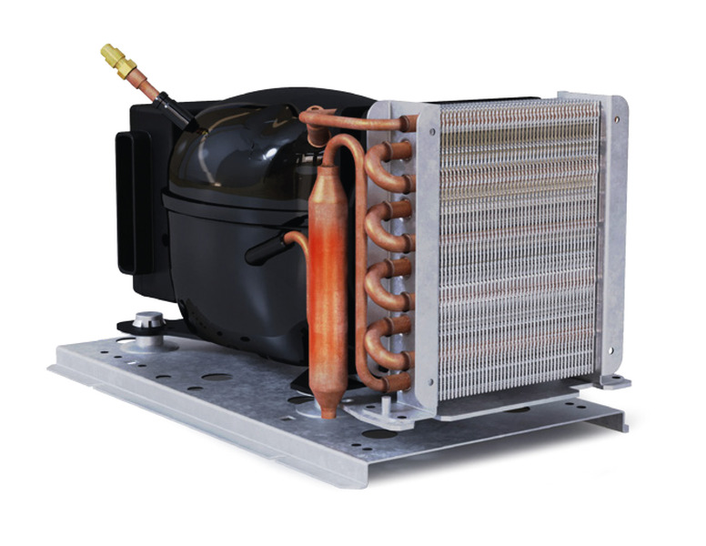 Vstavaný kompresor Toploader TL43 - sivý - 40 l